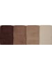Elizabed 4-delige set: handdoeken crème/beige/bruin