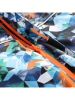 Alpine Pro Ski-/snowboardjas "Kiwero" blauw/groen/oranje