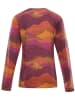 Alpine Pro Funktionslongsleeve "Ecco 2" in Pink/ Orange/ Gelb