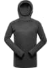 Alpine Pro Fleecehoodie "Rolt" in Schwarz