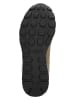 Relaks Leder-Sneakers in Schwarz/ Beige
