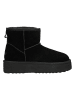 Relaks Leder-Winterboots in Schwarz
