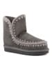 Mou Leder-Winterboots in Grau
