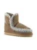 Mou Leder-Winterboots in Beige