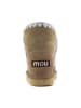 Mou Leder-Winterboots in Beige