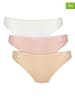 Tommy Hilfiger 3er-Set: Slips in Weiß/ Rosa/ Beige