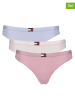 Tommy Hilfiger 3-delige set: strings lichtblauw/lichtroze