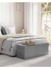 SONGMICS Aufbewahrungsbank in Grau - (B)110 x (H)38 x (T)35,5 cm