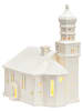 G. Wurm Windlicht "House" wit - (B)16 x (H)24 x (D)19 cm