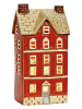 G. Wurm Windlicht "House" rood - (B)12 x (H)24 x (D)9 cm