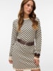 Vero Moda Jurk beige/zwart