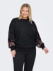 ONLY Carmakoma Sweatshirt in Schwarz
