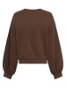 MOSS COPENHAGEN Sweatshirt "Brionna" in Dunkelbraun