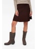 NÜMPH Spódnica "Nulillypilly" w kolorze ciemnobrązowym