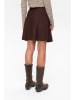 NÜMPH Spódnica "Nulillypilly" w kolorze ciemnobrązowym