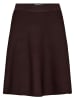 NÜMPH Spódnica "Nulillypilly" w kolorze ciemnobrązowym