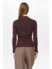 NÜMPH Pullover "Nubia" in Dunkelbraun