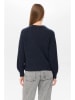 NÜMPH Pullover "Nuriette" in Dunkelblau