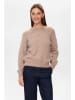 NÜMPH Pullover "Nuriette" in Hellbraun
