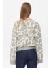 NÜMPH Pullover "Nugrif" in Grau/ Creme