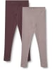 Wheat 2er-Set: Leggings "Maddy" in Lila