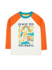 Frugi Longsleeve "Tamar" in Weiß/ Orange