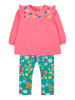 Frugi 2-delige outfit "Kyla" lichtroze/meerkleurig