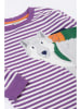 Frugi Longsleeve "Otis" in Lila/ Weiß