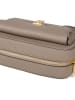 COCCINELLE Leder-Umhängetasche in Taupe - (B)21 x (H)15 x (T)7 cm