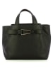 COCCINELLE Leder-Henkeltasche in Schwarz - (B)28 x (H)23 x (T)12 cm