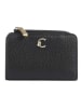 COCCINELLE Leren portemonnee zwart - (B)13 x (H)9 cm