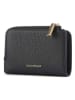 COCCINELLE Leren portemonnee zwart - (B)13 x (H)9 cm