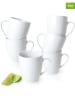 Moritz & Moritz 6-delige set: koppen "Basic" wit - 350 ml