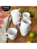 Moritz & Moritz 6er-Set: Tassen "Basic" in Weiß - 350 ml
