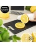 Moritz & Moritz 2-delige set: snijplanken zwart - (L)25 x (B)15 cm