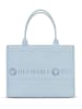 Hey Marly Schultertasche "Signature" in Hellblau - (B)41 x (H)33 x (T)16 cm