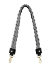 Hey Marly Schulterriemen "Braided Glitter" in Schwarz - (L)70 cm