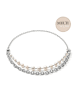 COEUR DE LION Gecoate ketting met parels - (L)68 cm