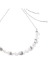 COEUR DE LION Gecoate ketting met swarovski kristallen - (L)74 cm
