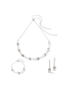 COEUR DE LION Gecoate ketting met swarovski kristallen - (L)74 cm