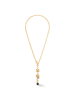 COEUR DE LION Gecoate ketting met swarovski kristallen - (L)49 cm
