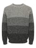 ONLY & SONS Sweter "Birk" w kolorze czarno-szarym