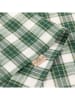 GAMUSI 6-delige set: servetten "Check" wit/groen - (L)45 x (B)45 cm