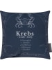 Magma Heimtex Kissen "Krebs" in Dunkelblau - (L)25 x (B)25 cm