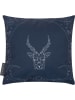 Magma Heimtex Kissen "Steinbock" in Dunkelblau - (L)25 x (B)25 cm