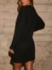 Milan Kiss Sukienka dzianinowa w kolorze czarnym