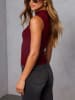 Milan Kiss Top w kolorze bordowym