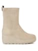 Geox Leder-Stiefeletten "Spherica Ec9" in Beige