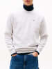Tommy Hilfiger Fleece trui lichtgrijs