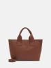 Liebeskind Berlin Leder-Henkeltasche "Sienna" in Hellbraun - (B)35 x (H)27 x (T)13 cm